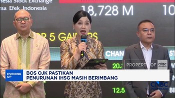 Bos OJK Pastikan Penurunan IHSG Masih Berimbang