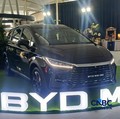 BYD M6 DM. (CNBC Indonesia/Ferry Sandi)