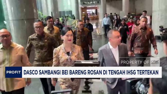 Video: Dasco Sambangi BEI Bareng Rosan di Tengah IHSG Tertekan