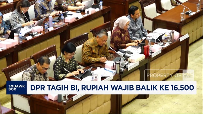 Video: DPR Tagih Komitmen BI, Rupiah Wajib Balik ke Rp 16.500 per USD