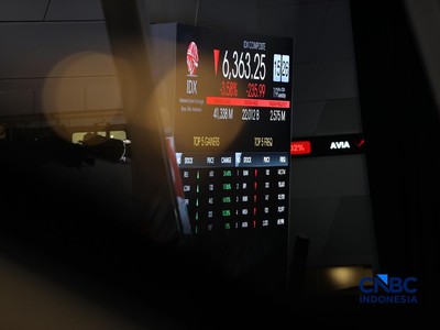 Indeks Harga Saham Gabungan (IHSG) kembali anjlok signifikan pada perdagangan hari ini, Selasa (19/5/2026). (CNBC Indonesia/Tri Susilo)