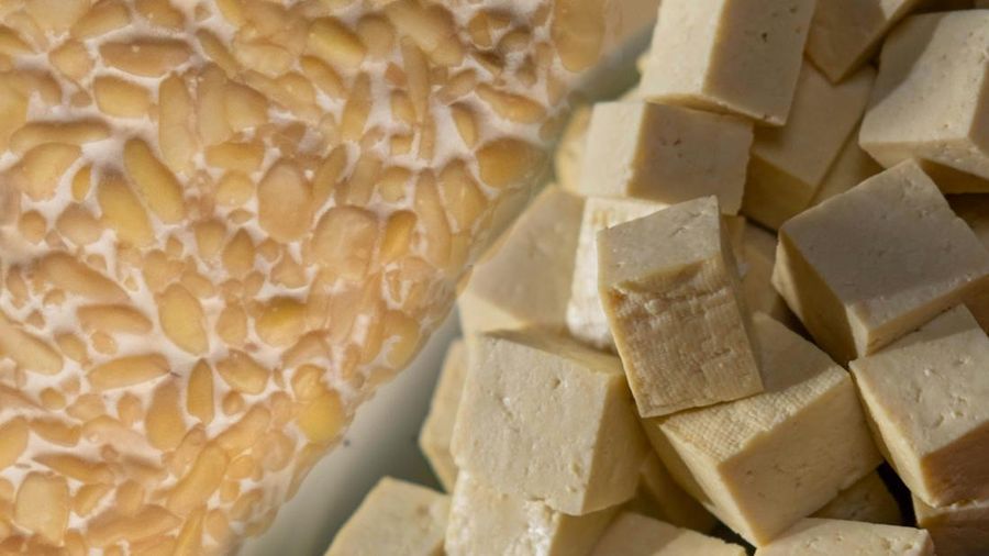 Kolase tempe dan tahu. (Dok. Pexels)
