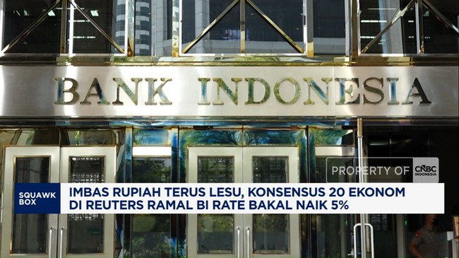 Video: Konsensus 20 Ekonom di Reuters Ramal BI Rate Bakal Naik ke 5%
