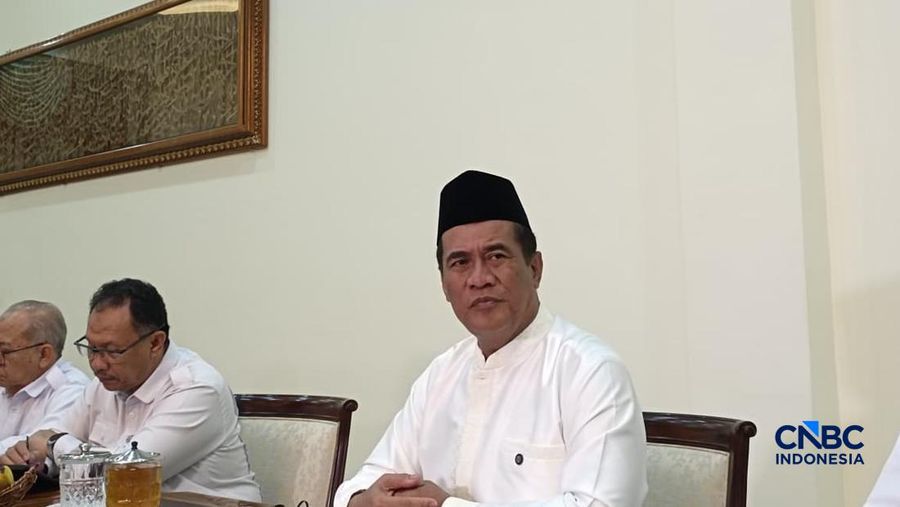 Mentan Amran Sulaiman. (CNBC Indonesia/Martyasari Rizky)