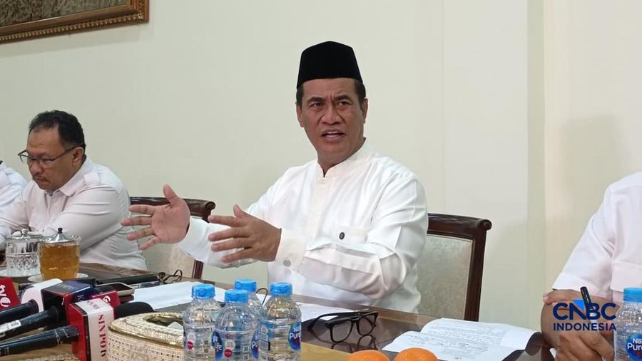 Mentan Amran Sulaiman. (CNBC Indonesia/Martyasari Rizky)