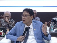 Menteri Keuangan (Menkeu), Purbaya Yudhi Sadewa saat menyampaikan pemaparan dalam konferensi pers APBN KiTa Edisi Mei 2026 di kantor pusat Kementerian Keuangan, Jakarta Pusat, Selasa (19/5/2026). (Tangkapan Layar Youtube/Kementerian Keuangan RI)