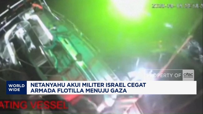 Video: Netanyahu Akui Militer Israel Cegat Armada Flotilla Menuju Gaza