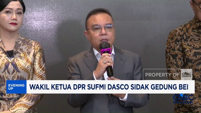 Video: Wakil Ketua DPR Sufmi Dasco Sidak Gedung BEI