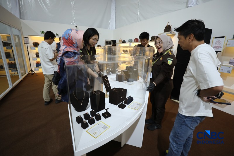 Badan Pemulihan Aset (BPA) Kejaksaan RI menggelar Event BPA Fair 2026 di Kantor BPA, Jalan Kebagusan Raya, Jakarta, Rabu (20/5/2026). (CNBC Indonesia/Tri Susilo)