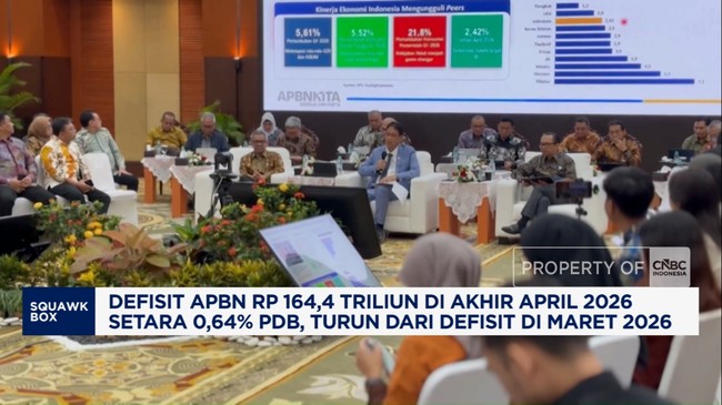 Video: Defisit APBN Rp164,4 Triliun di April 2026 Setara 0,64% PDB