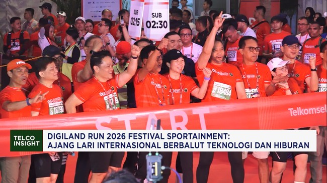 Digiland Run 2026 Ajang Lari Internasional Berbalut Teknologi