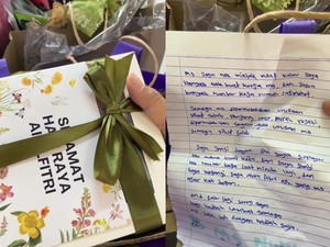 Haru! Guru Ini Dapat Hadiah Makanan dari Muridnya yang Tinggal di Panti