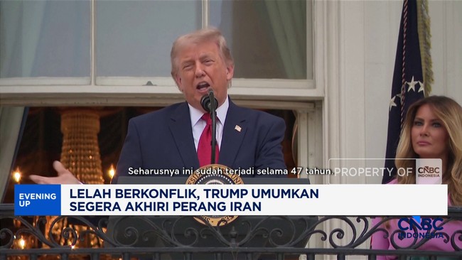 Video: Lelah Berkonflik, Trump Umumkan Segera Akhiri Perang Iran
