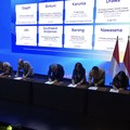 Penandatanganan kontrak kerja sama wilayah kerja migas hasil lelang bagian dalam rangkaian acara pembukaan dan peresmian IPA Convention and Exhibition 2026 di ICE BSD, Tangerang, Rabu (20/5/2026). (Tangkapan Layar Youtube/KementerianESDM)