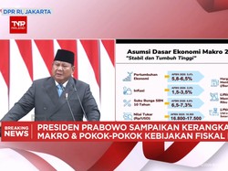 Prabowo Paparkan KEM-PPKF RAPBN 2027, Ekonomi Ditarget Tumbuh 6,5%
