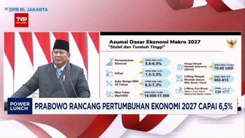 Prabowo Rancang Pertumbuhan Ekonomi 2027 Capai 6,5%