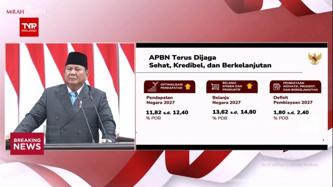 Video: Prabowo Targetkan Rupiah Tahun 2027 di Rp 16.800-Rp 17.500/USD