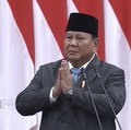 Presiden Prabowo Subianto menyampaikan pidato saat menghadiri Rapat Paripurna DPR RI ke-19 Terkait KEM dan PPKF RAPBN 2027 di Gedung DPR RI, Jakarta, Rabu (20/5/2026). (YouTube/ Sekretarat Presiden)