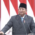 Presiden Prabowo Subianto menyampaikan pidato saat menghadiri Rapat Paripurna DPR RI ke-19 Terkait KEM dan PPKF RAPBN 2027 di Gedung DPR RI, Jakarta, Rabu (20/5/2026). (YouTube/ Sekretarat Presiden)