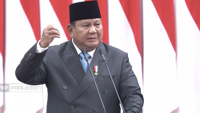 Prabowo: Jangan Terlalu Kagum Sama Bangsa yang Rampas Bangsa Lain