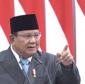 Presiden Prabowo Subianto menyampaikan pidato saat menghadiri Rapat Paripurna DPR RI ke-19 Terkait KEM dan PPKF RAPBN 2027 di Gedung DPR RI, Jakarta, Rabu (20/5/2026). (YouTube/ Sekretarat Presiden)