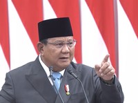 Presiden Prabowo Subianto menyampaikan pidato saat menghadiri Rapat Paripurna DPR RI ke-19 Terkait KEM dan PPKF RAPBN 2027 di Gedung DPR RI, Jakarta, Rabu (20/5/2026). (YouTube/ Sekretarat Presiden)