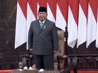 Presiden Prabowo Subianto saat menghadiri Rapat Paripurna DPR RI ke-19 Terkait KEM dan PPKF RAPBN 2027 di Gedung DPR RI, Jakarta, Rabu (20/5/2026). (YouTube/ Sekretarat Presiden)
