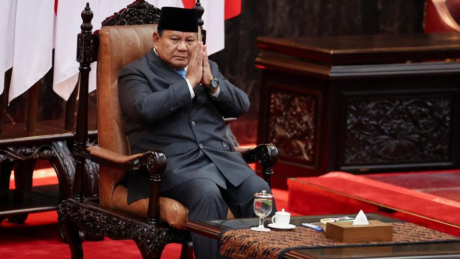 Foto: Presiden Prabowo Subianto menekankan bahwa cetak biru ekonomi Indonesia sudah tertuang dalam Pasal 33 UUD NKRI Tahun 1945. Hal itu ditekankan Prabowo dalam Rapat Paripurna ke-19 Dewan Perwakilan Rakyat di Ruang Sidang Paripurna MPR/DPR/DPD, Kom
