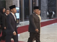 Presiden Prabowo Subianto tiba untuk menghadiri Rapat Paripurna DPR RI ke-19 Terkait KEM dan PPKF RAPBN 2027 di Gedung DPR RI, Jakarta, Rabu (20/5/2026). (YouTube/ Sekretarat Presiden)