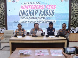 Komplotan Maling Spesialis Toko Lintas Wilayah Ditangkap di Blora