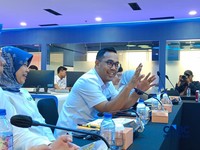 Sekretaris Perusahaan PT Pupuk Indonesia (Persero) Yehezkiel Adiperwira di Command Center Pupuk Indonesia, Jakarta, Rabu (20/5/2026). (CNBC Indonesia/Martyasari Rizky)