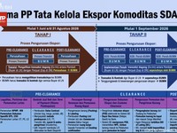 Skema PP Tata Kelola Ekspor Komoditas SDA. (YouTube/Sekretariat Presiden)