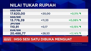 BI Rate Naik 50 Bps, Rupiah Lanjut Melemah