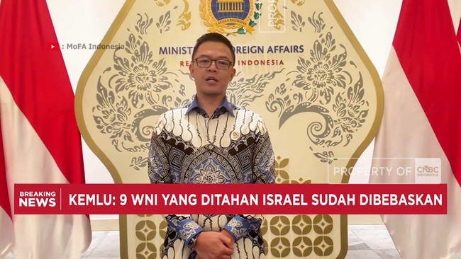 Video: Menlu Sugino Pastikan Israel Bebaskan 9 WNI