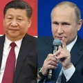 Kolase Xi Jinping, Vladimir Putin dan Donald Trump. (Reuters File)