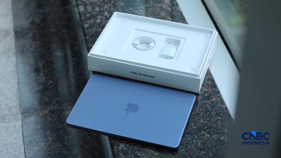 Macbook Neo. (CNBC Indonesia/Tri Susilo)