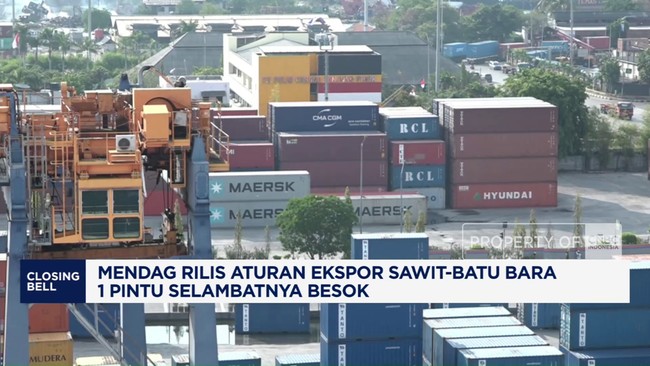 Video: Mendag Rilis Aturan Ekspor Sawit-Batu Bara Selambatnya Besok