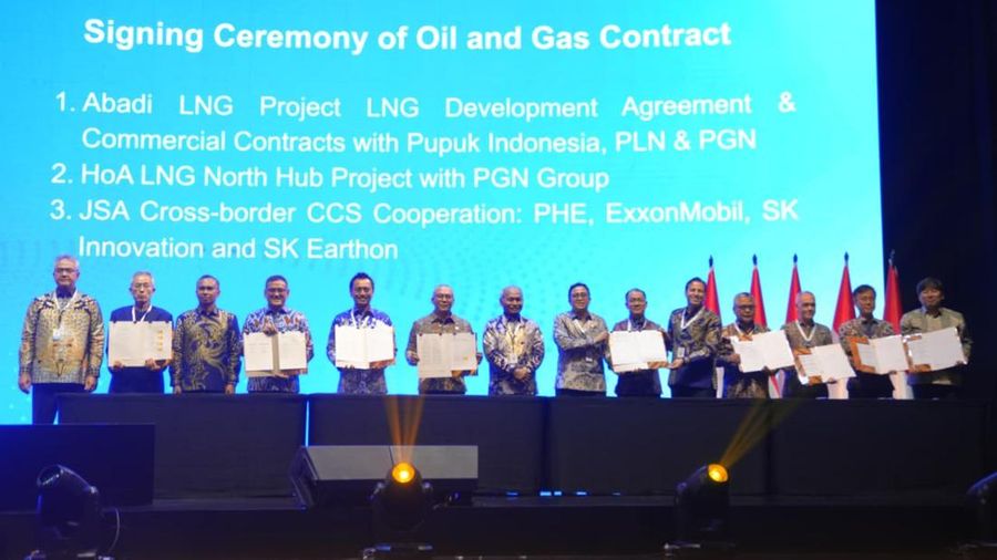 PT Perusahaan Gas Negara (Persero) Tbk (PGN) melakukan kesepakatan jual beli gas dengan produsen gas. Kesepakatan jual beli gas ini ditandatangani pada acara The 50th IPA Convex di ICE BSD, Kabupaten Tangerang, Rabu (21/5/2026). (Dok.PGN)