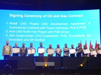 Kesepakatan jual beli gas pada acara The 50th IPA Convex di ICE BSD, Kabupaten Tangerang, Rabu (21/5/2026). (Dok.PGN)