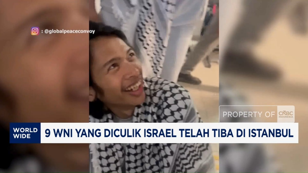 Video: 9 WNI yang Diculik Israel Telah Tiba di Istanbul