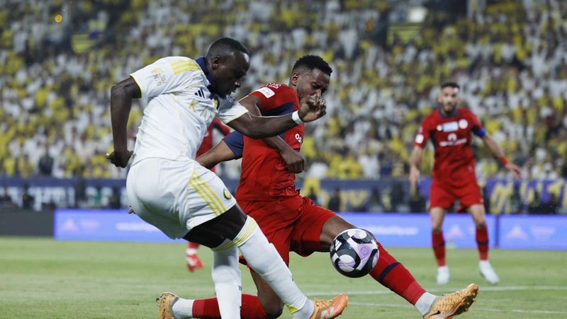 Al Nassr menutup Liga Arab Saudi 2025-2026 dengan kemenangan 4-1 atas Damac FC di Al Awwl Park, Jumat (22/5/2026) dini hari WIB. (REUTERS/Hamad I Mohammed)