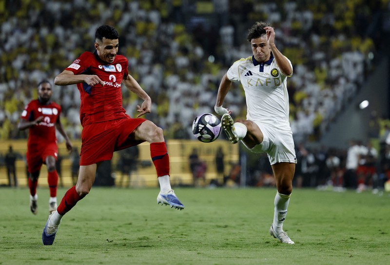 Al Nassr menutup Liga Arab Saudi 2025-2026 dengan kemenangan 4-1 atas Damac FC di Al Awwl Park, Jumat (22/5/2026) dini hari WIB. (REUTERS/Hamad I Mohammed)