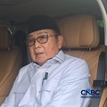 Foto: Gubernur Bank Indonesia periode 2003-2005 Burhanuddin Abdullah di Istana Negara, Jumat (22/5/2026). (CNBC Indonesia/Emir Yanwardhana)