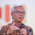 Direktur Pembiayaan Syariah, Djppr Kementerian Keuangan, Deni Ridwan saat menyampaikan pemaparan dalam sesi Educational Class di acara Jogja Financial Festival 2026 di Jogja Expo Center (JEC), Yogyakarta, Jumat (22/5/2026). (CNBC Indonesia/Faisal Rah