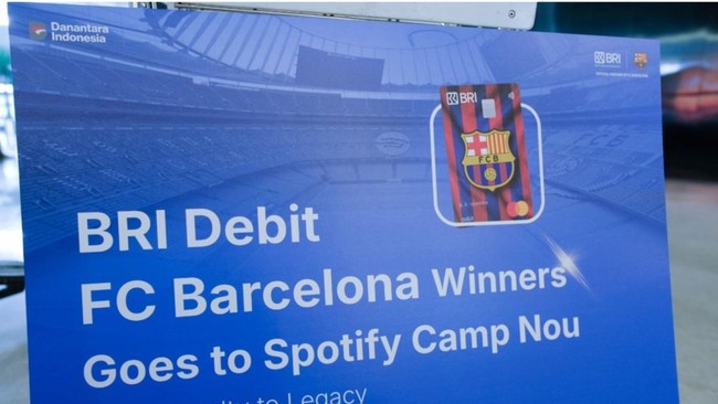Lewat Program Ini, BRI Ajak Nasabah ke Spotify Camp Nou FC Barcelona