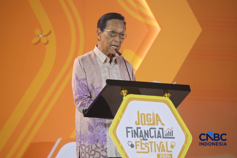 Suasana dalam Jogja Financial Festival 2026 di Jogja Expo Center (JEC), Yogyakarta, DIY, Jumat (22/5/2026). (CNBC Indonesia/Faisal Rahman)