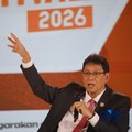 Menteri Keuangan RI, Purbaya Yudhi Sadewa saat menyampaikan pemaparan dalam Jogja Financial Festival 2026 di Jogja Expo Center (JEC), Yogyakarta, Jawa Tengah, Jumat (22/5/2026). (CNBC Indonesia/Faisal Rahman)