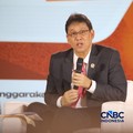 Menteri Keuangan RI, Purbaya Yudhi Sadewa saat menyampaikan pemaparan dalam Jogja Financial Festival 2026 di Jogja Expo Center (JEC), Yogyakarta, DIY, Jumat (22/5/2026). (CNBC Indonesia/Faisal Rahman)