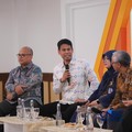 Plt. Direktur Literasi Dan Edukasi Keuangan, Andi Muhammad Yusuf saat menyampaikan pemaparan dalam sesi Educational Class di acara Jogja Financial Festival 2026 di Jogja Expo Center (JEC), Yogyakarta, Jumat (22/5/2026). (CNBC Indonesia/Faisal Rahman)