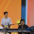 Foto: Staf Khusus Presiden Bidang Ekonomi Kreatif Yovie Widianto dalam Jogja Financial Festival 2026 di Jogja Expo Center (JEC), Daerah Istimewa Yogyakarta, Jumat (22/5/2026). (CNBC Indonesia/Faisal Rahman)